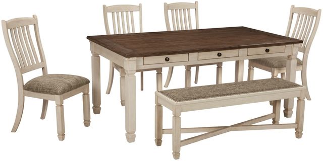 Signature Design by Ashley® Bolanburg 6-Piece Two-tone Dining Set