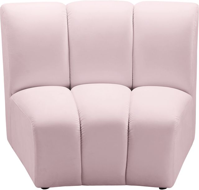Meridian Furniture Infinity Pink Velvet Modular Chair-0
