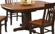 Winners Only® Santa Fe Chestnut Top Pedestal Dining Table with Espresso Base-0