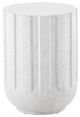 Uttermost® Jane White Concrete Indoor-Outdoor Accent Table-0
