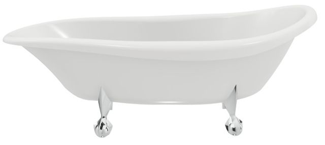  KOHLER® Birthday Bath® White 72" x 37.5" Freestanding Bath-1