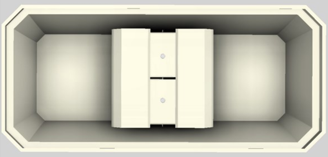 Vent-A-Hood® Designer Series 66" Biscuit Island Range Hood-2