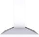 Vent-A-Hood® 36" White Air Recover System (ARS) Euro-Style Duct-Free Wall Mounted Range Hood-0