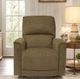 La-Z-Boy® Cade Suede Power Rocking Recliner Headrest-2