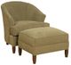 King Hickory Customizable Cassandra Fabric Ottoman-1