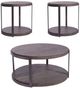 Liberty Furniture Modern View 3-Piece Dark Pewter/Gauntlet Gray Occasional Table Set-0