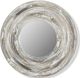 Giftcraft Gray/Natural Wood/Silver/White Textured Wall Mirror-0