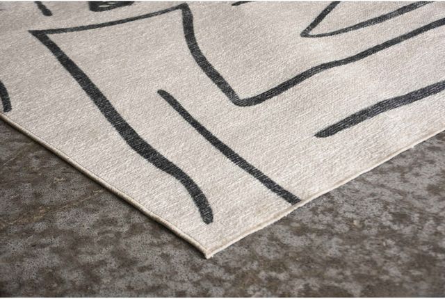 Renwil® Fallon Ivory/Navy 7'3" x 5'3" Rug-2