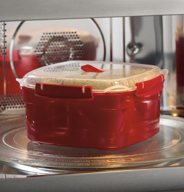GE Profile™ 1.7 Cu. Ft. Stainless Steel Built In Microwave/Convection-3