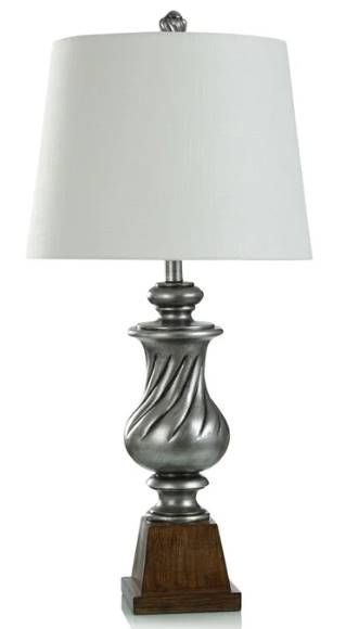 Stylecraft Worthby Silver Table Lamp-0