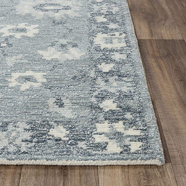 Rizzy Home Serena Blue 5'x8' Rectangular Rug-2