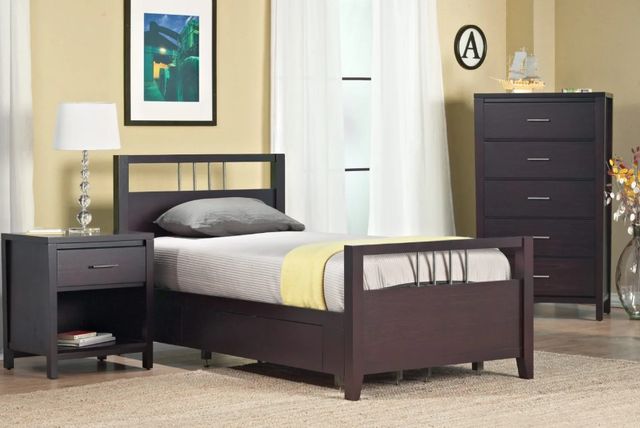 Modus Furniture Nevis Espresso Full Platform Storage Bed-1