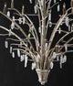 Currey & Company Raux Contemporary Silver Leaf/Natural Chandelier-1