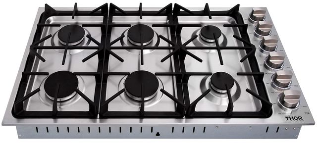Thor Kitchen® 36" Stainless Steel Gas Cooktop-2