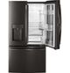 GE® 27.8 Cu. Ft. French Door Refrigerator-Black Stainless Steel-3