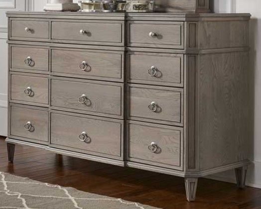 Urban Collections by Yutzy Woodworking Montour Metropolis Gray/White Oak Dresser-0