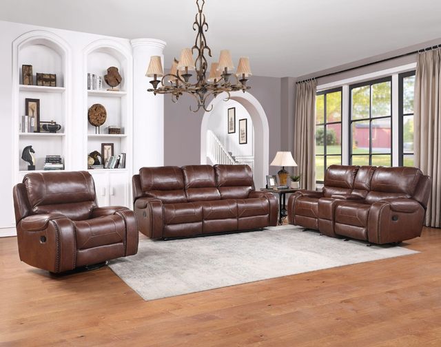 Steve Silver Co. Keily Brown Manual Swivel Glider Recliner-2