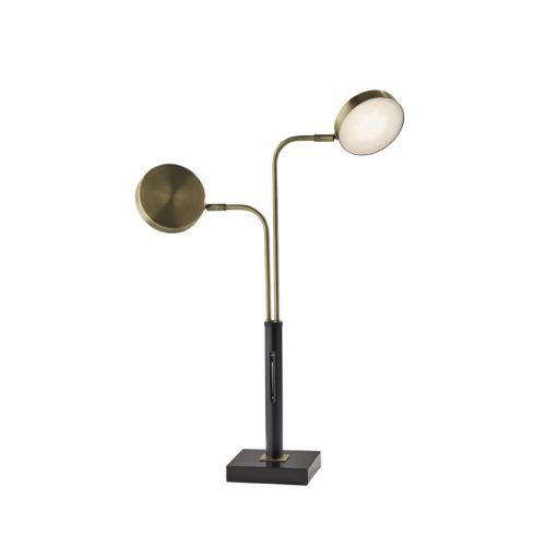 Adesso® Rowan Black LED Desk Lamp with Smart Switch-0