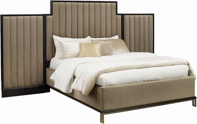 Coaster® Formosa Camel Upholstered Wing Wall Panel-1