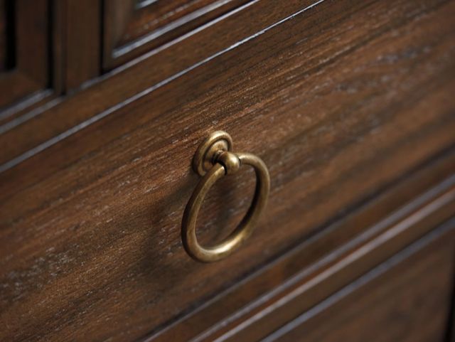Lexington Home Silverado Crosby Walnut Gentleman's Chest-2