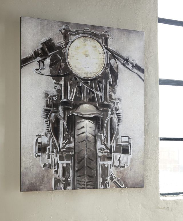 Signature Design by Ashley® Jaimin Gray/White/Brown Wall Art-2