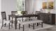 Jofran Inc. Willow Creek Beige/Chocolate Brown Dining Bench-1