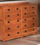 Witmer Furniture American Mission 1 Brown Dresser-0