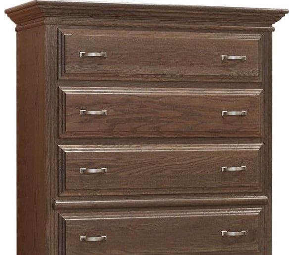 Wolfcraft Furniture McKinley Brown 5-Drawer Chest-2
