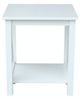 John Thomas Furniture® Hampton Pure White End Table-1