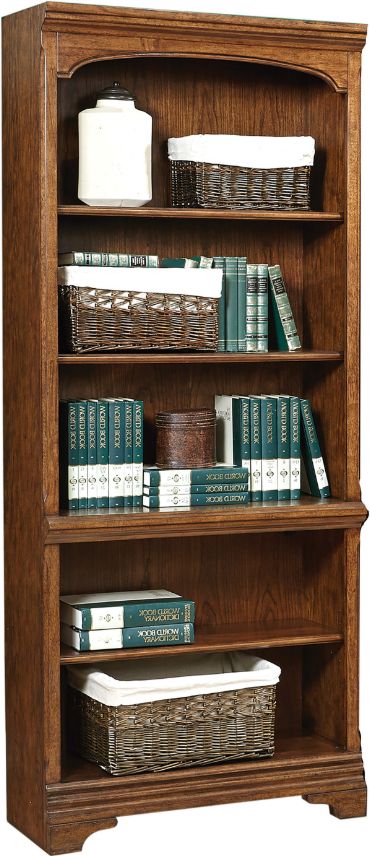 aspenhome® Hawthorne Brown Cherry Open Bookcase-2