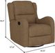 Emerald Home Henry Brown Manual Swivel Glider Recliner-3