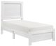 Homelegance® Corbin White Youth Twin Panel Bed-0