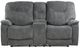 Parker House® Cooper Shadow Gray Manual Reclining Console Loveseat-3