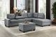 Homelegance® Maston Dark Gray Storage Ottoman-1