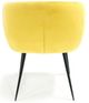 VIG Furniture Modrest Luzerne Black/Yellow Dining Chair-2