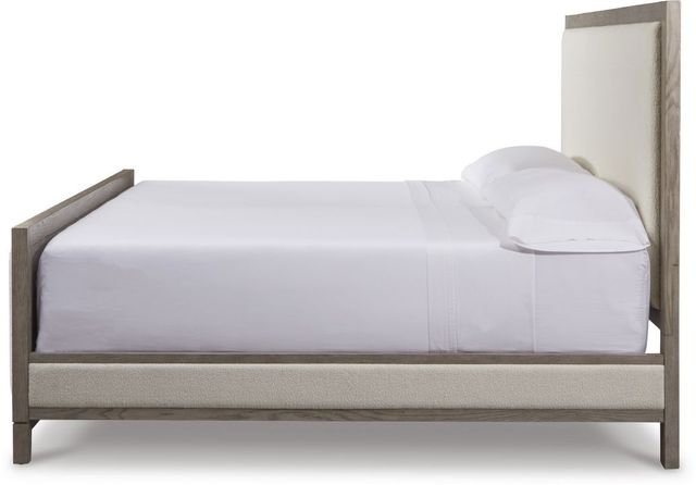 Signature Design by Ashley® Chrestner Gray King Upholstered Panel Bed-3