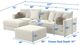 Jackson Furniture Ritzy 4-Piece Bone Left-Arm Facing Sectional and Chaise-2