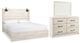 Signature Design by Ashley® Cambeck 3-Piece Whitewash King Panel Bed Set-0