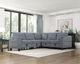 Homelegance® Walterboro 5-Piece Dark Gray L-Shape Sectional with Storage-1