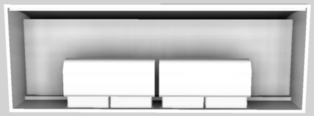 Vent-A-Hood® 66" White Wall Mounted Range Hood-3