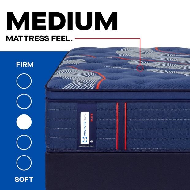 Sealy® Posturepedic® Elite Brenham II 16" Wrapped Coil Medium Euro Pillow Top California King Mattress-2