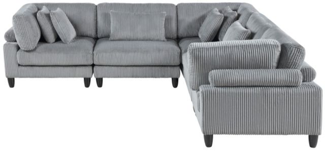 Homelegance® Robstown 5-Piece Gray Modular Sectional-2