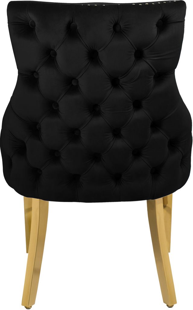 Meridian Furniture Tuft Black Velvet Dining Chair-2