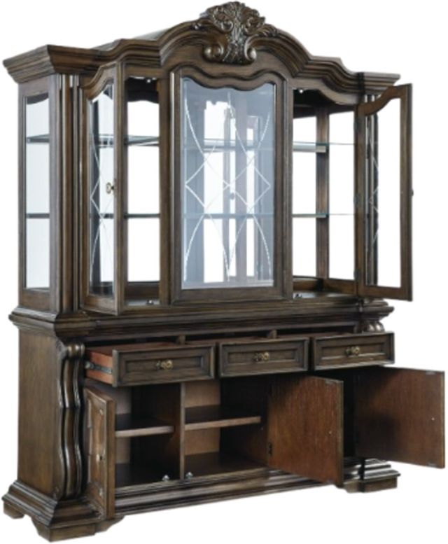 Signature Design by Ashley® Maylee Dark Brown Dining Buffet and Hutch-3