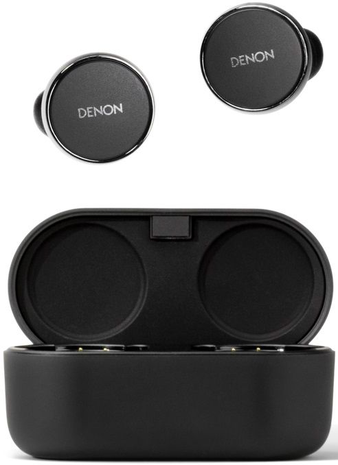 Denon® PerL Pro Black Wireless Noise Cancelling Earbuds-1