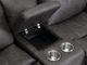 Franklin™ Brixton Holster Steel Power Reclining Console Loveseat-4