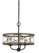 Cal® Lighting & Accessories Modica Distress Ivory Chandelier-0