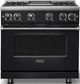 Viking® 7 Series 36" Onyx Pro Style Liquid Propane Gas Range with Griddle-0