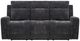 Coaster® Kennett Dark Gray Power Reclining Sofa-2