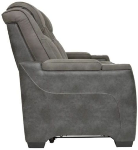 Signature Design by Ashley® Next-Gen DuraPella Two-tone Slate Power Reclining Sofa-2
